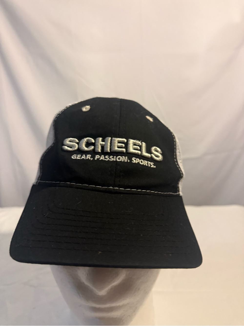 Black Mesh-Back Cap